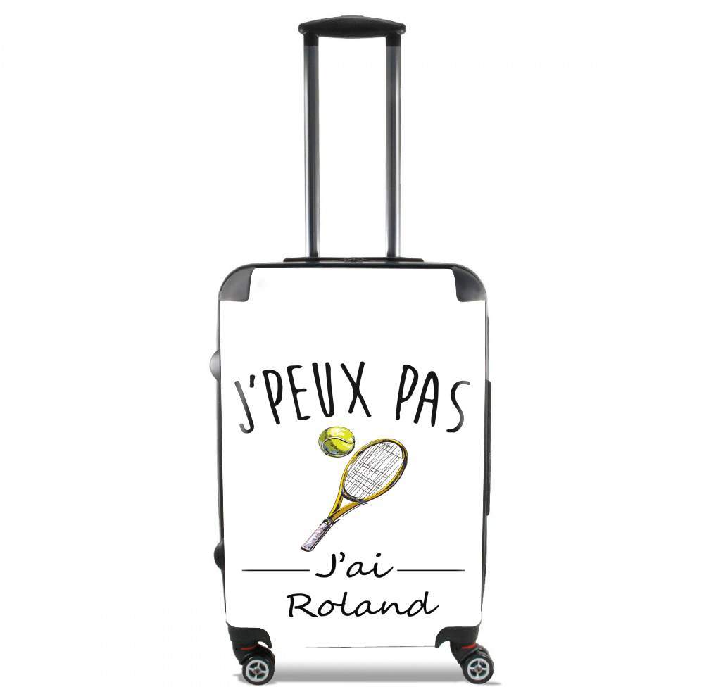 Valise trolley bagage XL pour Je peux pas j'ai roland - Tennis