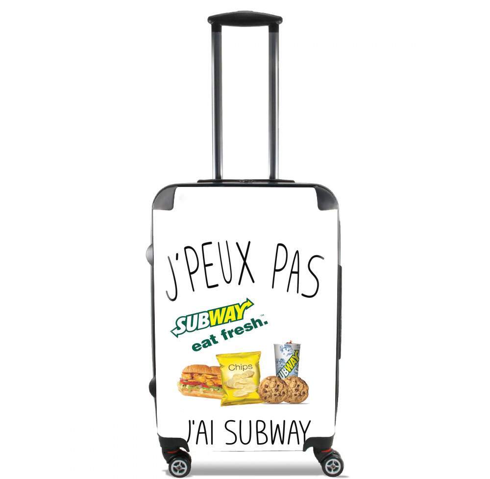 Valise trolley bagage XL pour Je peux pas j'ai subway