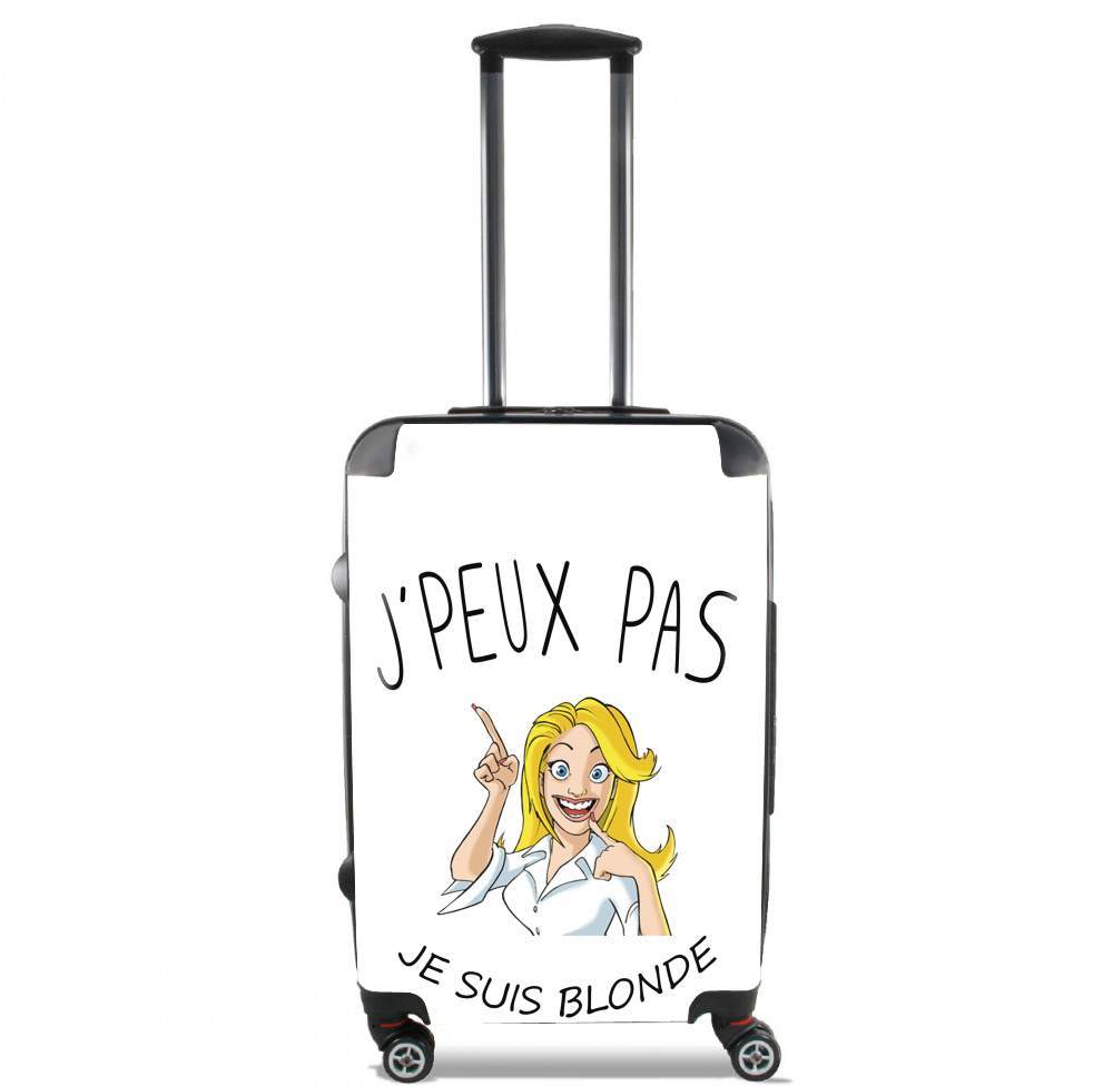 Valise trolley bagage XL pour Je peux pas je suis blonde