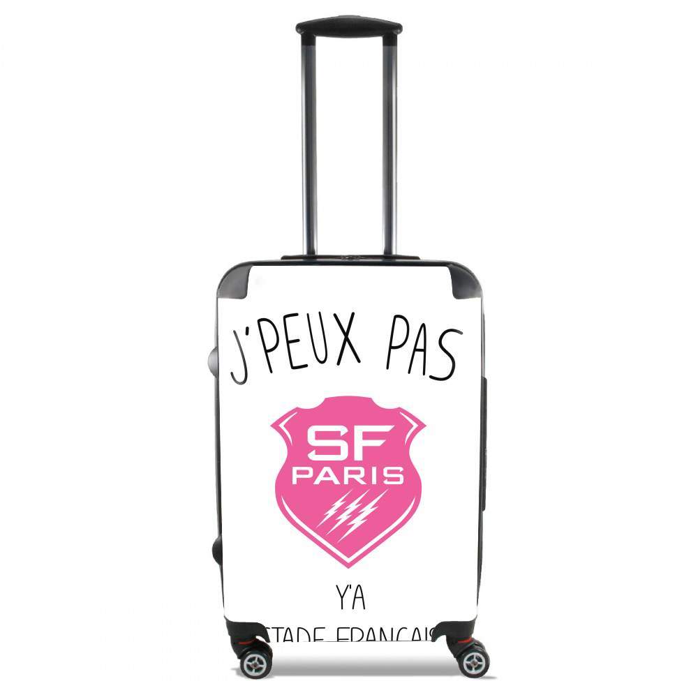 Valise trolley bagage XL pour Je peux pas y'a stade français