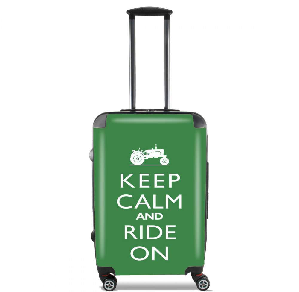 Valise trolley bagage XL pour Keep Calm And ride on Tractor