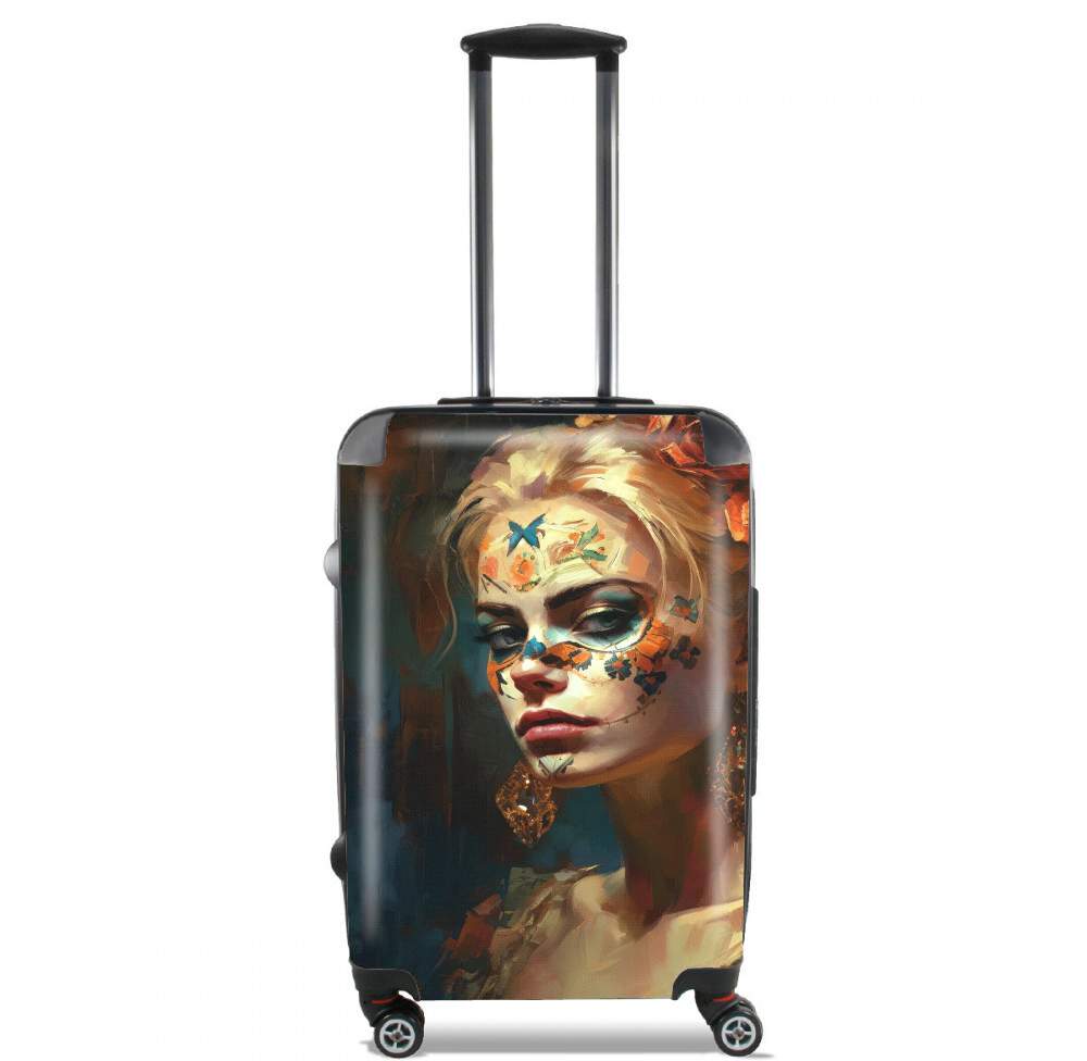 Valise trolley bagage XL pour Lady Death