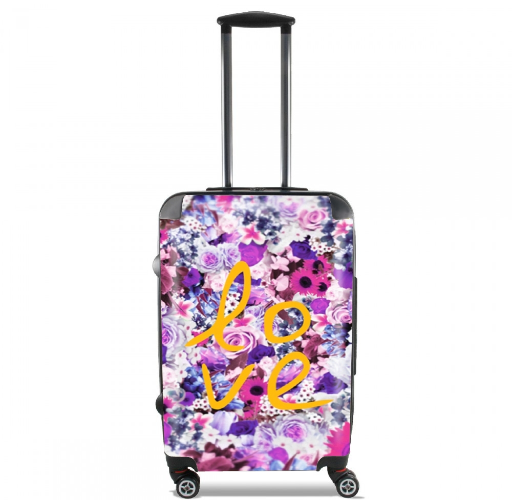 Valise trolley bagage XL pour Love Vintage Violet