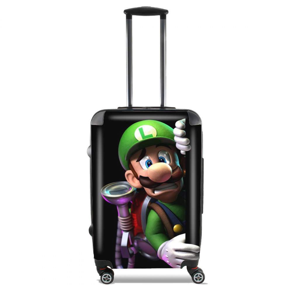 Valise trolley bagage XL pour Luigi Mansion Fan Art
