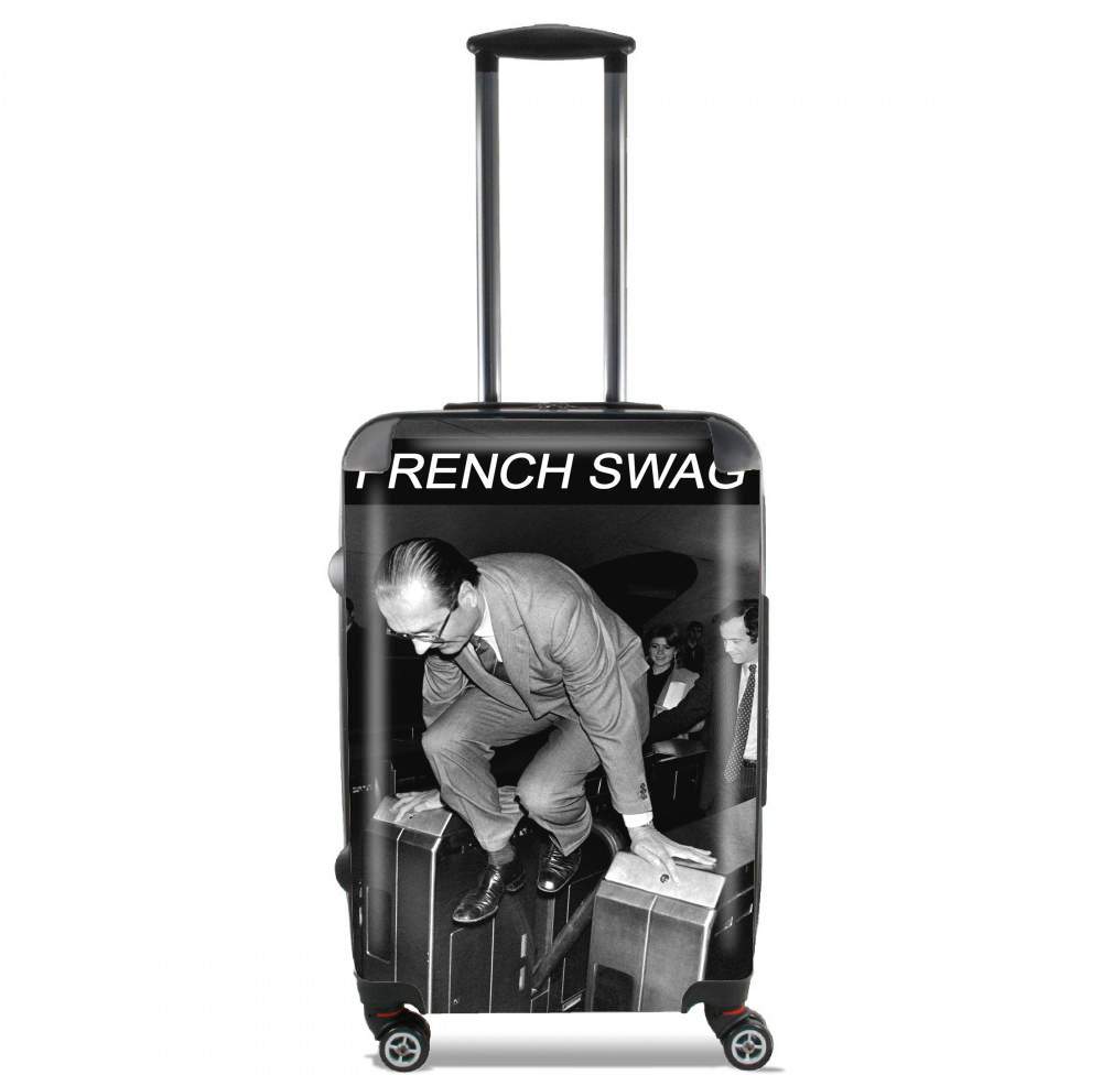 Valise trolley bagage XL pour President Chirac Metro French Swag