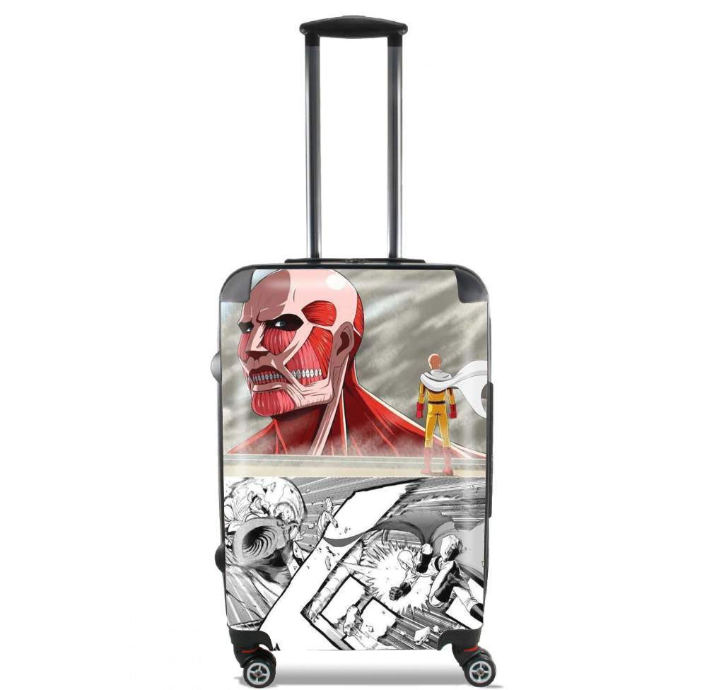 Valise trolley bagage XL pour Saitama x Titan