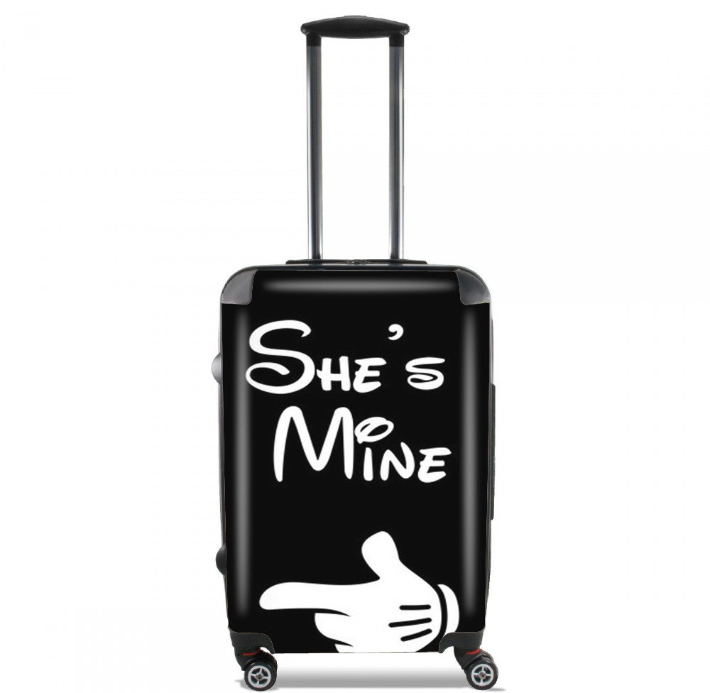 Valise trolley bagage XL pour She's mine - Elle est à Moi Amour Amoureux