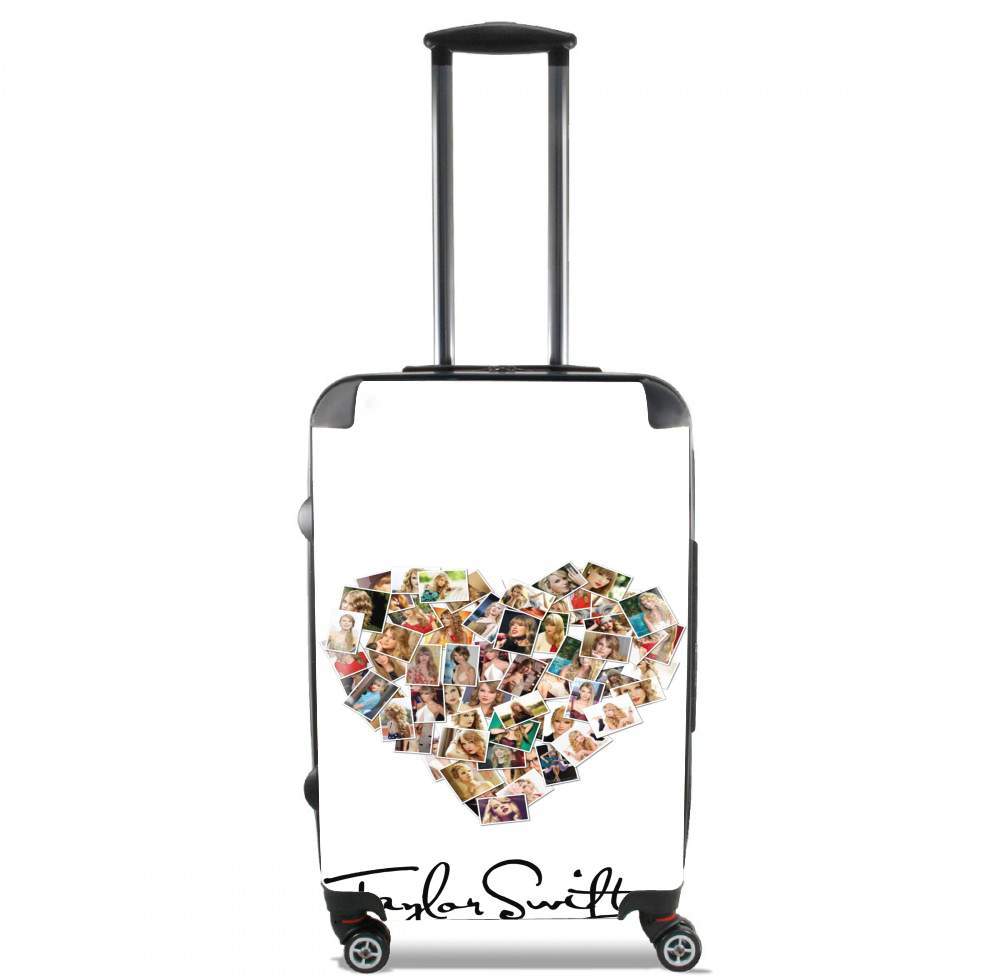 Valise trolley bagage XL pour Taylor Swift Love Fan Collage signature